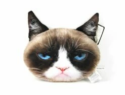 Kissen 3D Mit Druck - Mürrische Katze