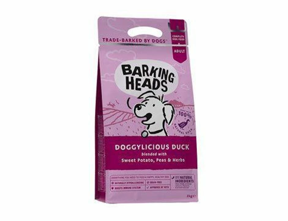 BARKING HEADS Doggylicious Duck Adult 2kg 1 BARKING HEADS Doggylicious Duck Adult 2kg