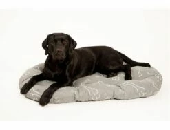 Hundekissen Knochen Grau/weiße 100 Cm