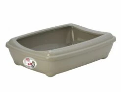 Pet Nova Toaleta S Okrajem KITTY šedá XL