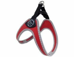 Hunde Geschirr TRE PONTI Reflektierend Bis 7 Kg Rot