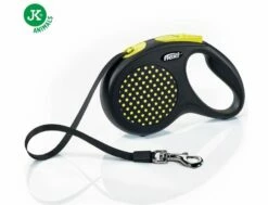 Hundeleine FLEXI DESIGN Tape M 5m/25kg GELB