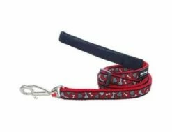 Red Dingo Bonarama Red Hundeleine 25 Mm X 1,8 M Large
