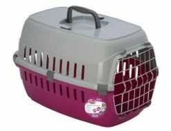 Pet Nova Transportbox Mit Metalltür Pink