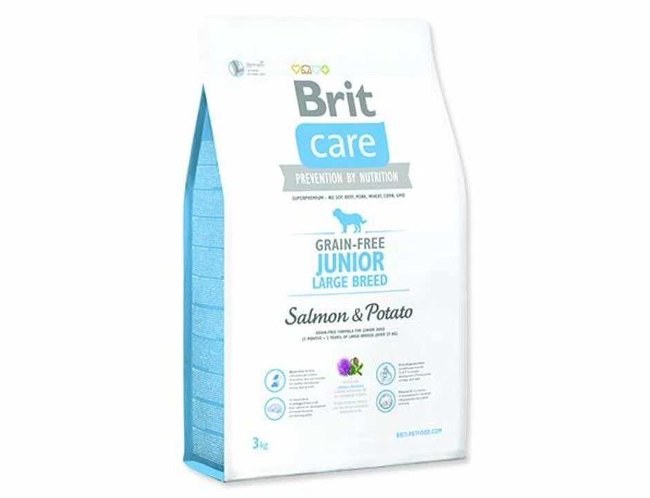 Brit Care Grain-free Junior Large Breed Salmon & Potato 3 Kg 1 Brit Care Grain-free Junior Large Breed Salmon & Potato 3 Kg