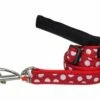 Red Dingo White Spots Red Hundeleine 25 Mm X 1,8 M Large