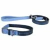 Rosewood Lederhalsband Marineblaues 45-55cm