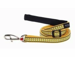 Red Dingo Reflective Yellow Hundeleine 100-180 Cm Medium