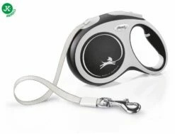 Hundeleine FLEXI NEW COMFORT TAPE M 5m/25kg Grau