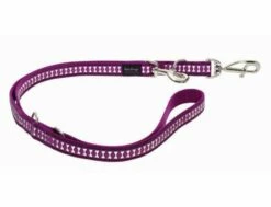 Red Dingo Reflective Purple Führleine 25 Mm X 2 M Large