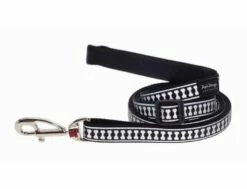 Red Dingo Reflective Black Hundeleine 20 Mm X 1,8 M Medium