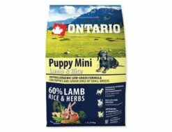 ONTARIO Puppy Mini Lamb & Rice 2,25kg