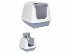 Papillon Katzentoilette Flip Cat Jumbo Grau