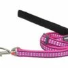 Red Dingo Reflective Hot Pink Hundeleine 25 Mm X 1,8 M Large