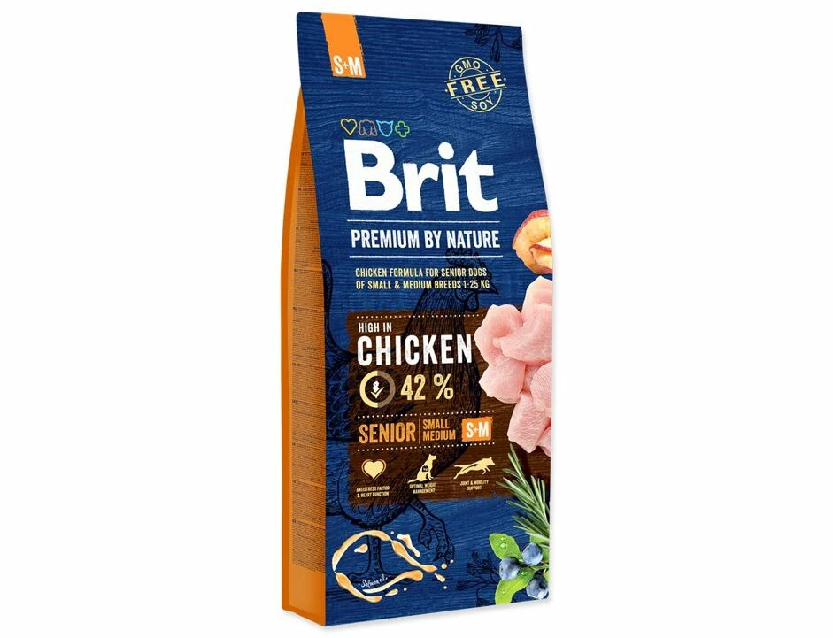 BRIT Premium By Nature Senior S+M (15kg) 1 BRIT Premium By Nature Senior S+M (15kg)