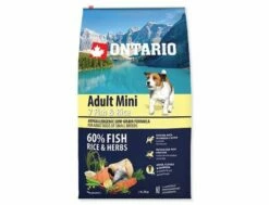 ONTARIO Adult Mini 7 Fish & Rice 6,5kg