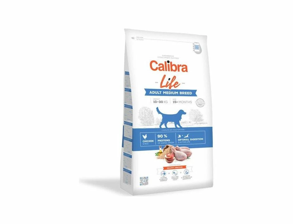 Calibra Dog Life Adult Medium Breed Chicken 2,5kg 1 Calibra Dog Life Adult Medium Breed Chicken 2,5kg
