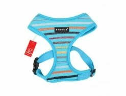 Hundegeschirr Puppia Watercolor A Hell Blau