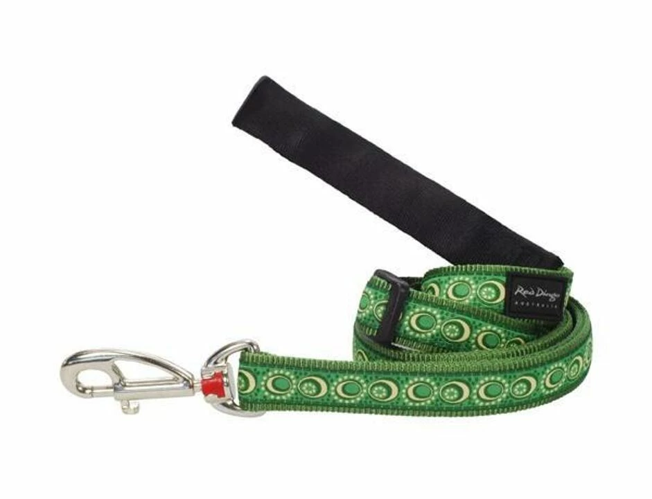 Red Dingo Cosmos Green Hundeleine 20 Mm X 1,8 M Medium 1 Red Dingo Cosmos Green Hundeleine 20 Mm X 1,8 M Medium