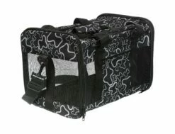 Trixie Tasche Adrina 42x27x26cm Schwarz Mit Knochen