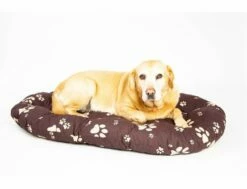 Hundekissen Pfote Braun/beige 100 Cm