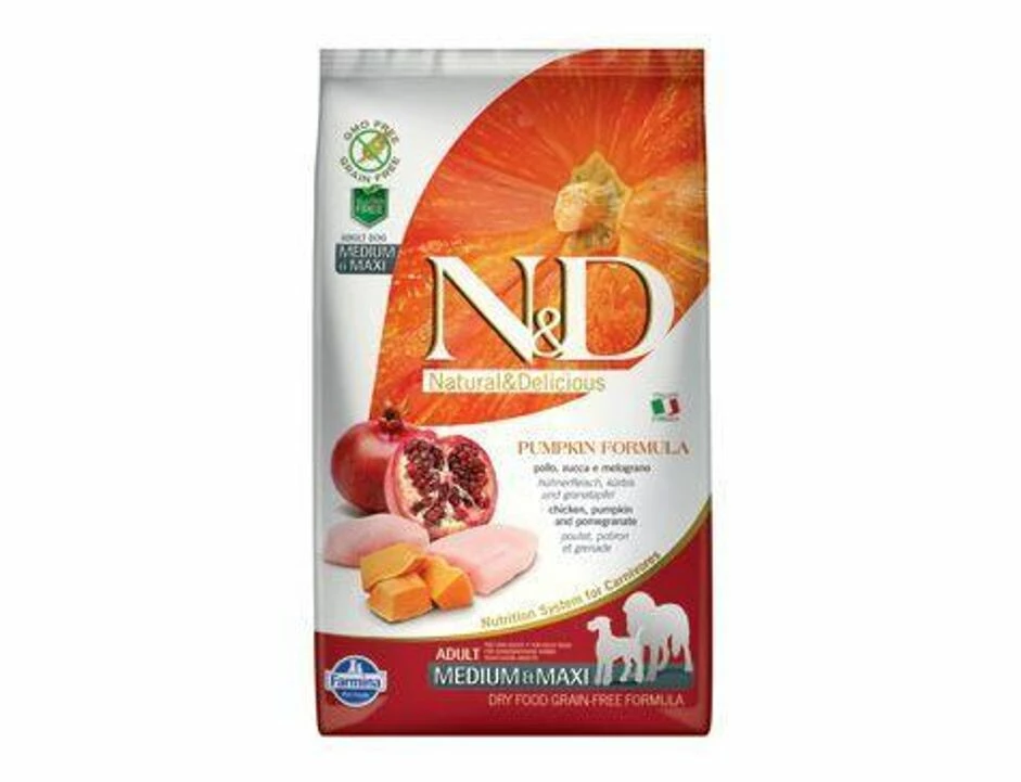 Farmina N&D Pumpkin DOG Adult M/L Chicken&Pomegranate 2,5kg 1 Farmina N&D Pumpkin DOG Adult M/L Chicken&Pomegranate 2,5kg