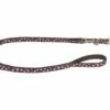 Red Dingo Pink Spots Brown Führleine 20 Mm X 2 M Medium