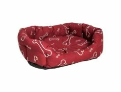 Hundebett Knochen Wein/weiße 45 Cm