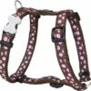 Red Dingo Pink Spots Brown XLarge Hundegeschirr