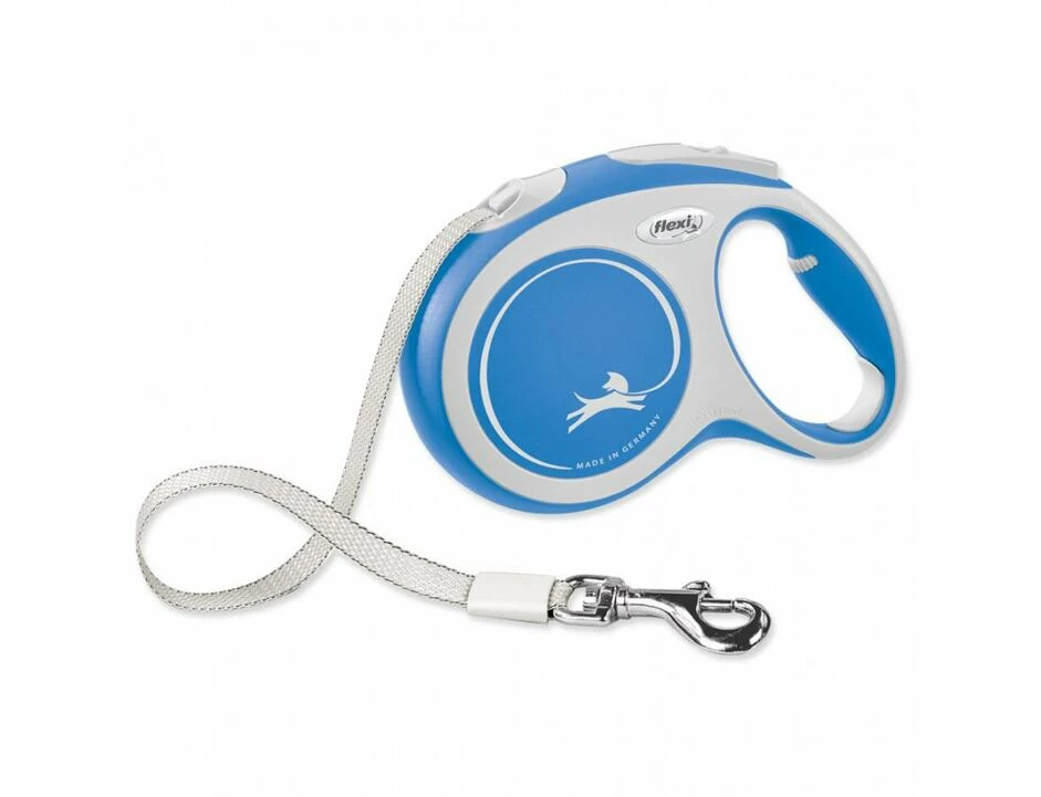 Hundeleine FLEXI NEW COMFORT TAPE L 5m/60kg Blau 1 Hundeleine FLEXI NEW COMFORT TAPE L 5m/60kg Blau