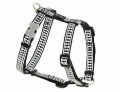 Red Dingo Reflective Black Large Hundegeschirr