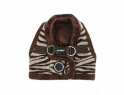 Hundegeschirr Puppia Modern Zebra Harness B- Braun