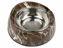 Edelstahlhundenapf Dog Fantasy In Steinimitat 20 Cm