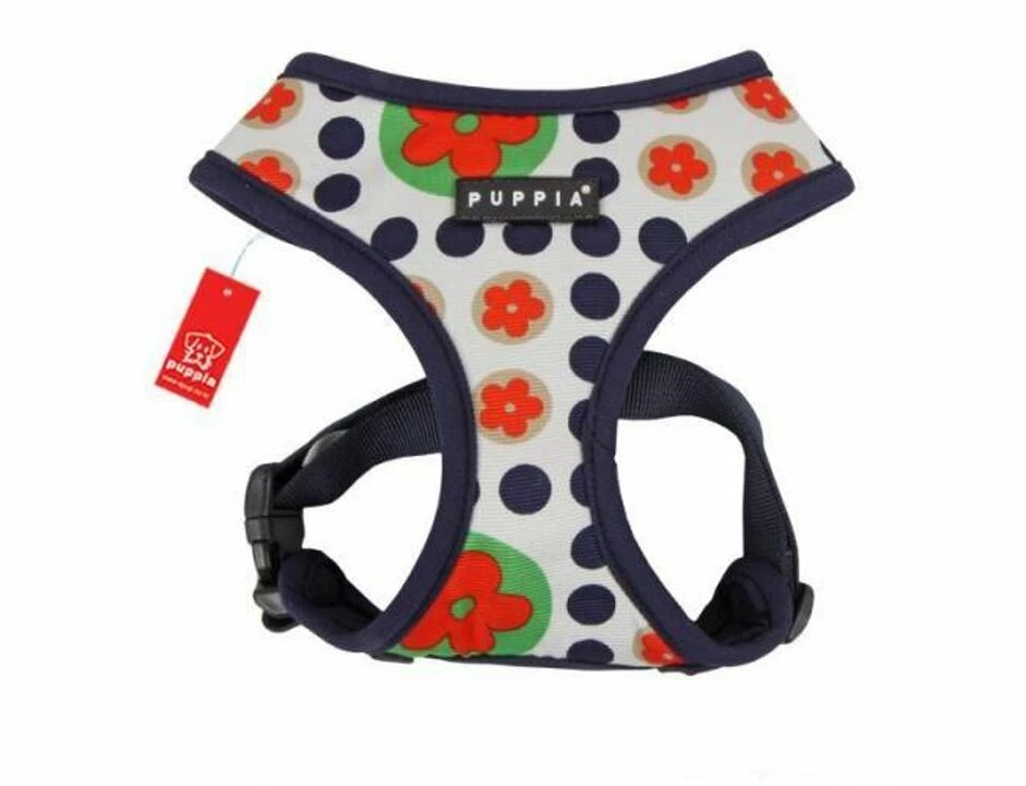 Hundegeschirr Puppia Blossom A Navy 1 Hundegeschirr Puppia Blossom A Navy