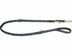 Red Dingo Blue Spots Brown Führleine 20 Mm X 2 M Medium