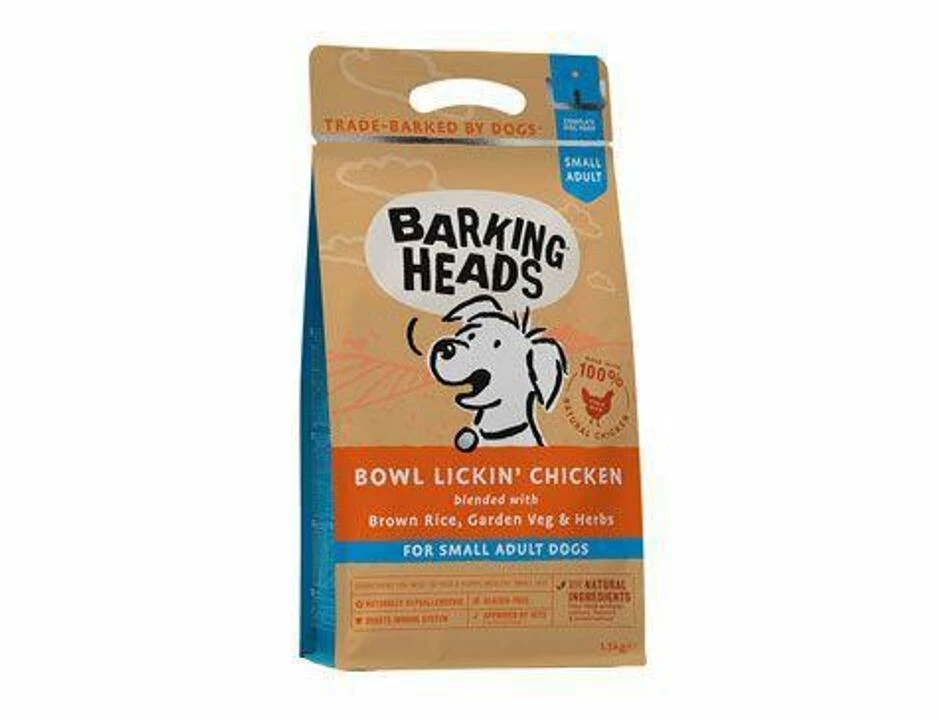 BARKING HEADS Bowl Lickin’ Chicken Adult Small Breed 1,5kg 1 BARKING HEADS Bowl Lickin’ Chicken Adult Small Breed 1,5kg