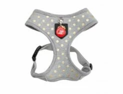 Puppia Hundegeschirr Modern Dotty Harness A - Grey