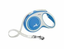 Leine FLEXI New Comfort Tape Blau M - 5 M (1 Stück)