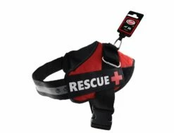 Hundegeschirr Rescue L Rot