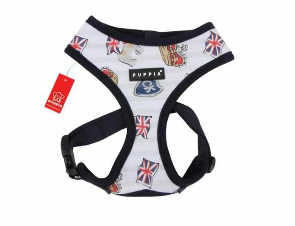 Hundegeschirr Puppia Britannia A Navy 1 Hundegeschirr Puppia Britannia A Navy