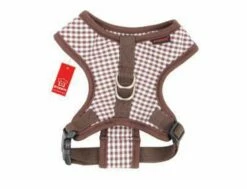 Hundegeschirr Puppia Baby CheckeredA Braun