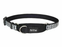 Red Dingo Reflective Black Large Schlupfhalsband
