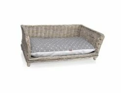 Korbsofa Provence Mit Kissen 80x50x31cm