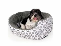 Krippe Cubic Grau 50cm