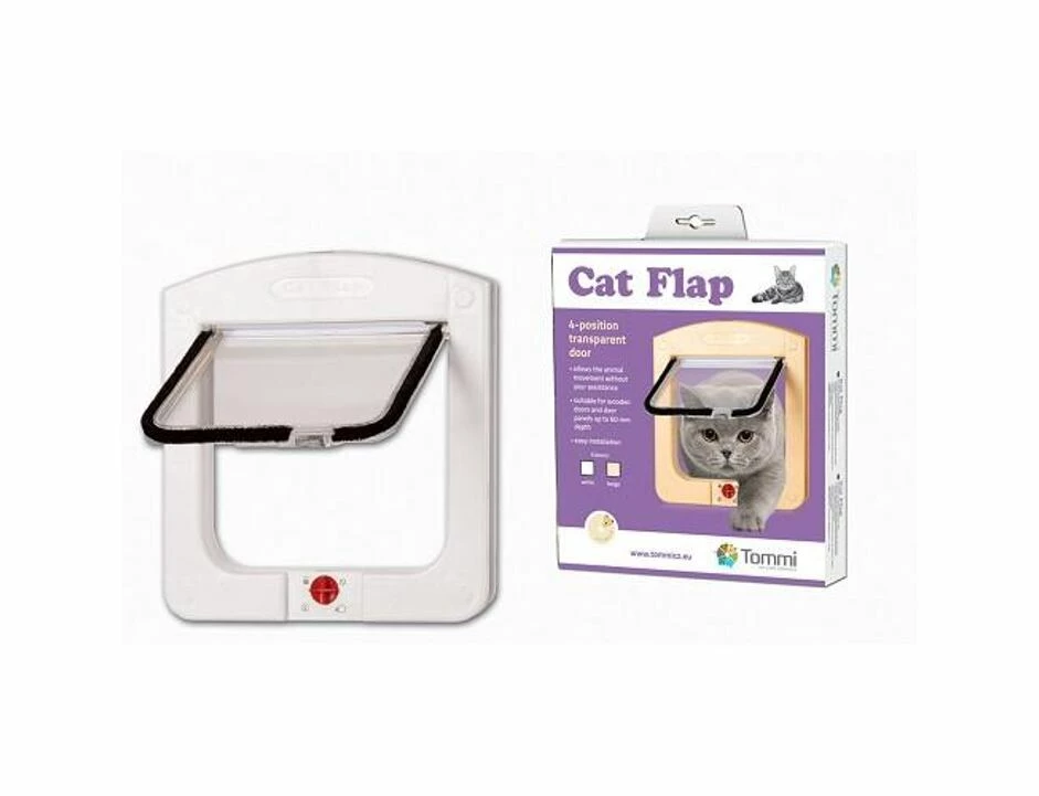 Cats Flaps - Tür Für Katzen, Weiß 1 Cats Flaps - Tür Für Katzen, Weiß
