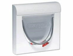 Trixie Staywell 932 GIFD Klassische Katzenklappe, 4-Wege-Verschlusssystem, Magnetisch