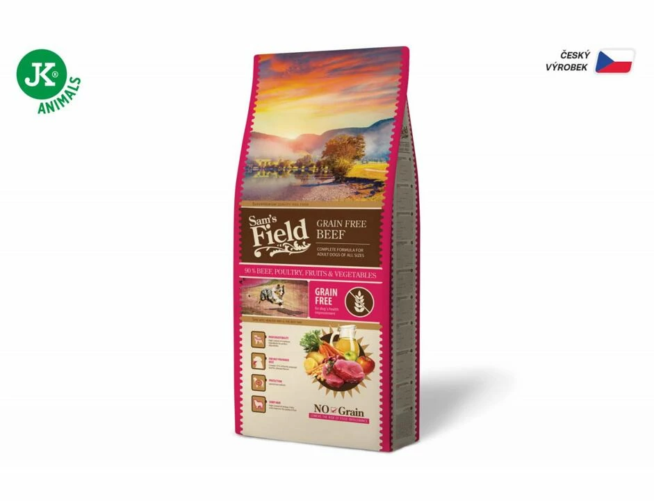 Sam's Field Grain Free Beef (Angus) - Rindfleisch 13 Kg 1 Sam's Field Grain Free Beef (Angus) - Rindfleisch 13 Kg