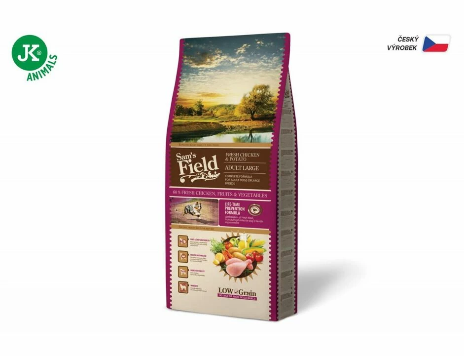 Sam's Field Adult Large Huhn & Kartoffel 13 Kg 1 Sam's Field Adult Large Huhn & Kartoffel 13 Kg