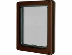 Pet Mate Tür Für Mittelgroße Hunde Braun