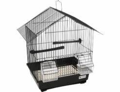 Flamingo Vogel Käfig Lombok Schwarz